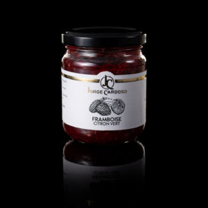CONFITURE FRAMBOISE ET CITRON VERT